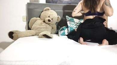 caressing my ex sister-in-law, riding, licking pussy and scissoring