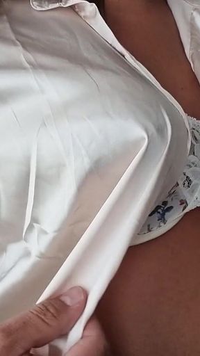 Elegant Ladies' Satin Blouse