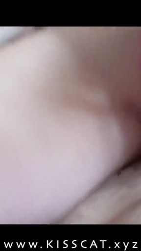 Hot babe cum three times with loud moans & scream orgasm in real sex
