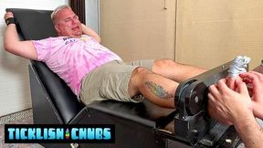 Jesse Giant Tickling Payback On Matt In The Chair And Stocks