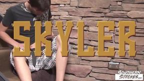 SOUTHERNSTROKES Twink Skyler T Jerks Off Solo His Cock