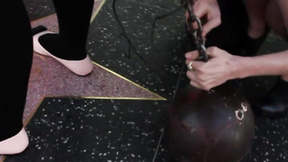 Bound slut disgraced in Hollywood blvd