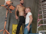 Sexy Hunk Construction Worker Drills Twink On Site - Kyle Brant, Alpha Wolfe - NextDoorRaw