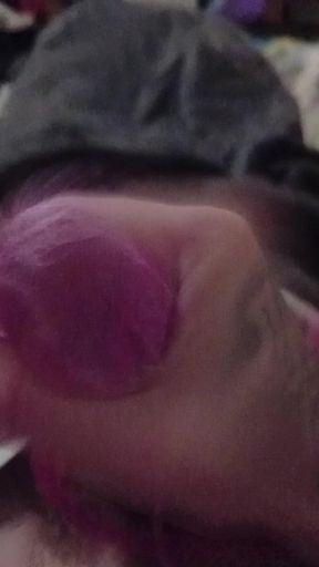 Super Thick Cum Shot Into My Friends Cute Pink Panty