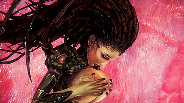 Kerrigan rides cock POV - Starcraft Parody