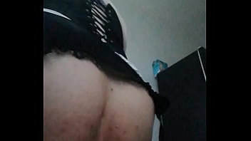 Sissy slut fucks hole hard 1