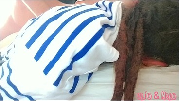 Dreadhead Clio receives hard morning anal