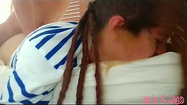 Dreadhead Clio receives hard morning anal