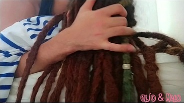 Dreadhead Clio receives hard morning anal