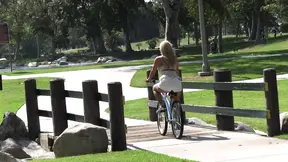 Big Ass Rides Bicycle in Shorts – Vol. 2 Scene 1