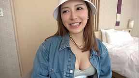 【『超美乳&times_高身長&times_剛毛』肉食系ハイスペックGカップ美女 第一部】ハメ撮り募集で応募してきた『あん』さんと待ち合わせ170cm越えのスタイル抜群娘とハメ撮り生SEX