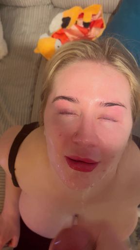 Face Fucked by My Own Stepson!