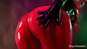 Latex MILF teasing &ndash; hot free porn video with Arya Grander