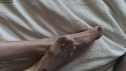 Cum on Feet - A gentle footjob from Abyss with beautiful feet - PlayingGods