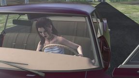 1967 Chevrolet Impala Cranking Template - Charlotte in Lace Up Flip Flops 1080p