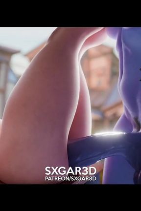 D3d Sxgar3d Thirsty Nympho Craves Monster Cocks: Intense Anal Action on the Table