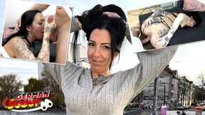 Berlin-bound seduction: Inked cougar Sara Deluxe yields to casting's primal urge