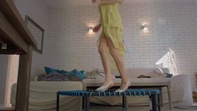 Goddess Amber Rule In The House - White Half Ballet Shoes - Part 01 - UHD 3840x2160 - 4K
