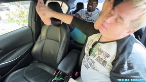 Ebony Bear Aaron Giggles Hard While Matt Tickles Him
