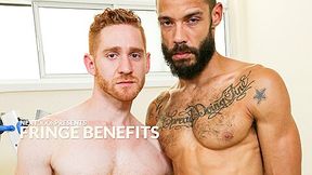 Dylan Henri & Leander in Fringe Benefits XXX Video - NextdoorEbony