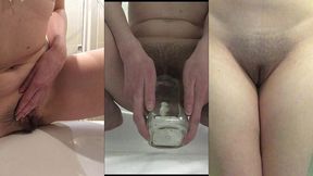 pissing girl compilation - golden nectar from my pussy! russian mistress makes you drink piss, mistress pisses in your mouth