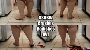 SSBBW Crushes Radishes (AVI)