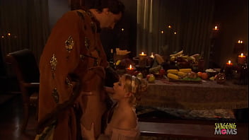 Blonde beauty dreams of big cock and anal in medieval fantasy