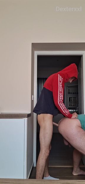 Honza Bareback Gay Anal Cum Inside Chubby Daddy Ass