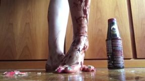 Sexy High Heels Crushing Egg