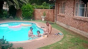 Dare Me To Play With Them In The Swimming Pool Eating Some Dick