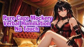 Pure Cage Mockery – Verbal Humiliation No Touch | Goddess Hiyori