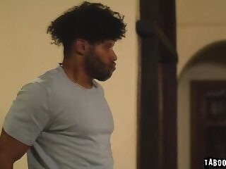 Avery Jane double penetrated by her boyfriend and the pervy neighbor