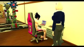 Sakura Catches Sasuke Masturbating While Naruto Fucks Sarada Hardcore