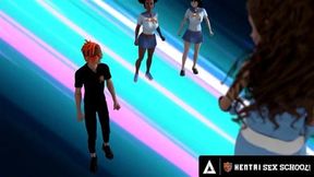 HENTAI SEX UNIVERSITY Hentai Babes Suck Dick In PUBLIC And An INSANE CUM EXPLOSION CREAMPIE!