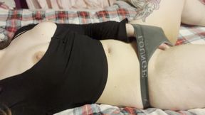 Rubbing My Clit Through My Soaked Panties