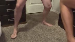 Fucking up my husband balls with some hardcore kicks ?