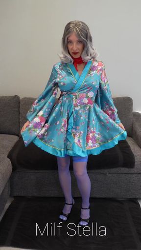 Betty in a Robe & Scarf