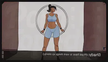 Korra's Sensational Gig: Bending Over for the Trainer