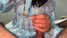 Indian Desi Aunty Gave Her Husband a Perfect Blowjob to Satisfy Him After a Long Hectic Day