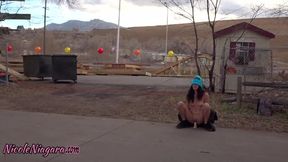 Dressing room Blindfold Sidewalk Masturbation Adventure