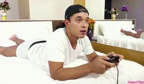 tgirl reams her gamer boyfriend