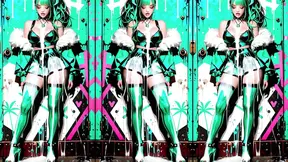 Animated Creampie Fantasy with Officer and Sexy Cosplay