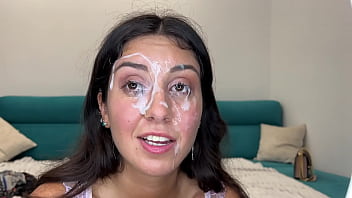 CUM ON FACE COMPILATION . FACIAL . CUM IN MOUTH SWALLOW