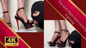 Toe licking and High Heels training EmpressBellaSadic High Hellls Long Toes Nails