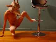 Demons in Giraffe mask Peeing