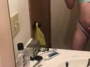 Slutty girl masturbates and dances for you!