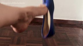 Shoeplay Dangling Flats Well Worn Sexy Feet Imperatriz Bella Sadic