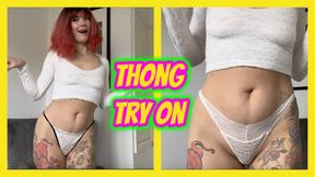 Thong Try On ALL AVAILABLE