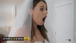 Brazzers - Husband and bride to be get shared by hot milf
