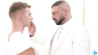 Marco Napoli dominates youngster Wank Waters with his big cock and hairy ass